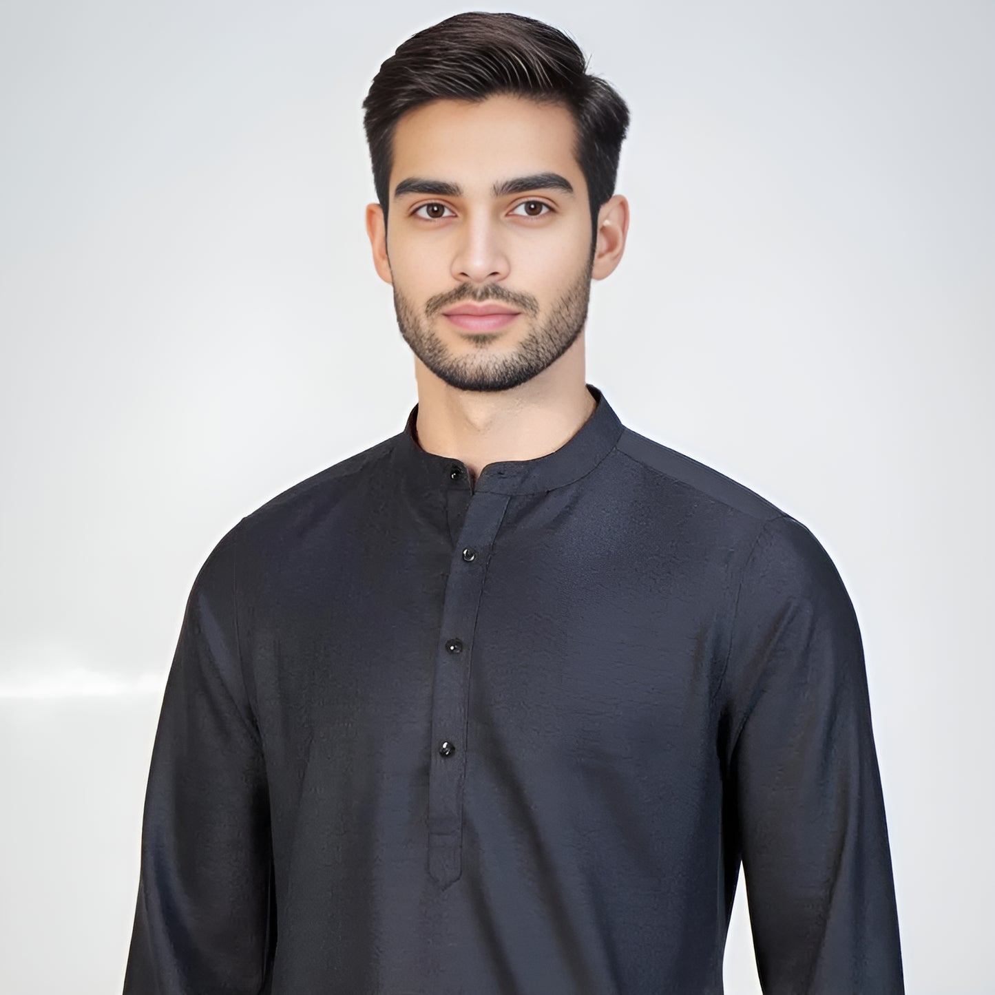 Jacquard Straight Long Kurta