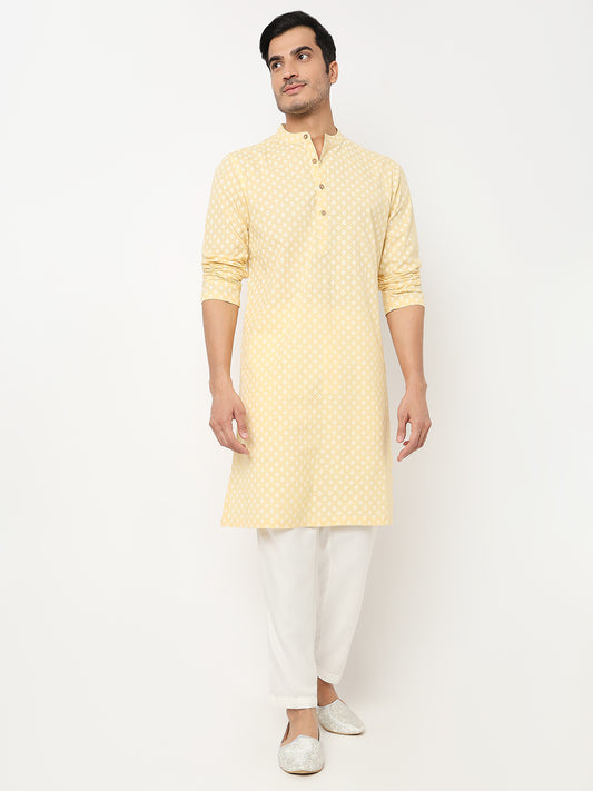 Printed Straight Long Kurta