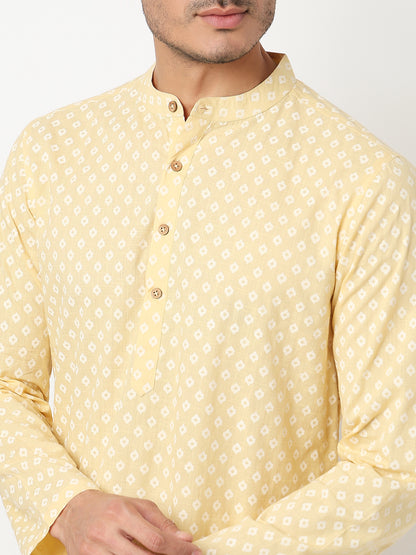 Printed Straight Long Kurta