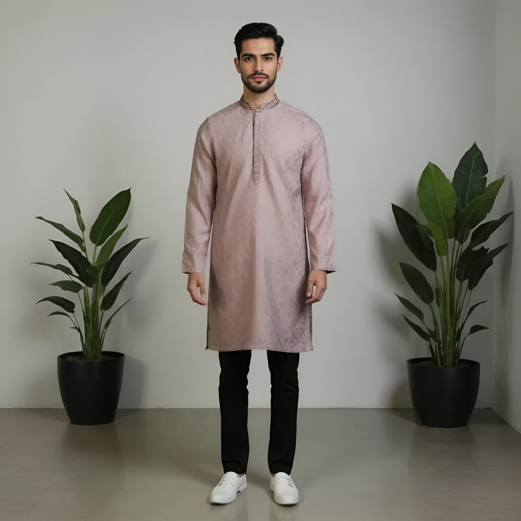Embroidered Straight Long Kurta