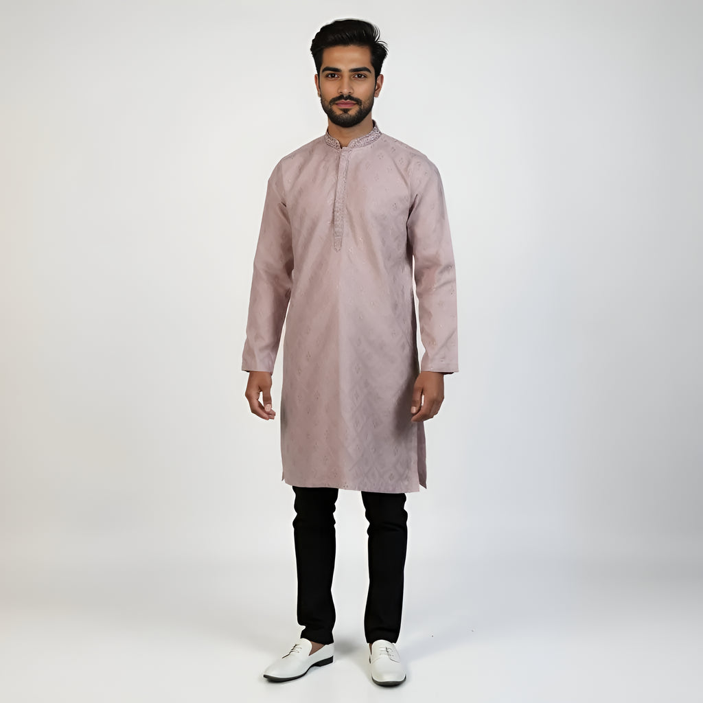 Embroidered Straight Long Kurta