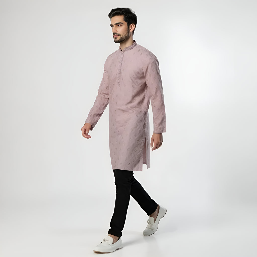 Embroidered Straight Long Kurta