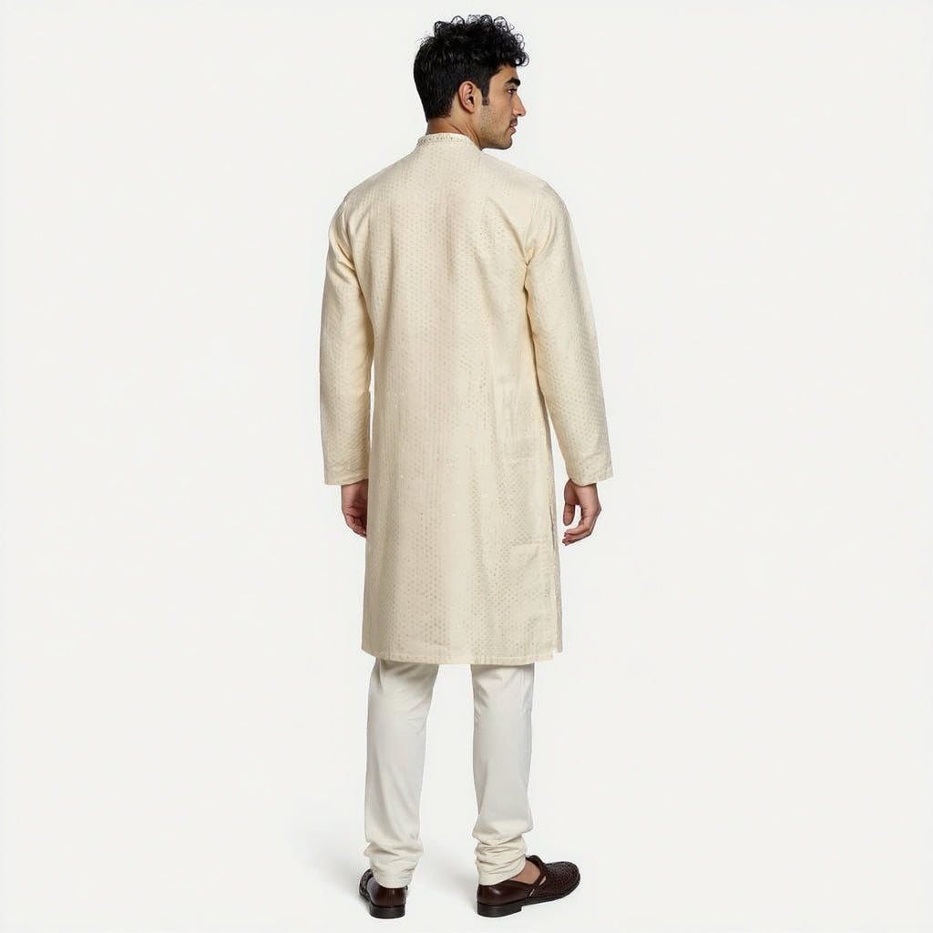 Embroidered Straight Long Kurta