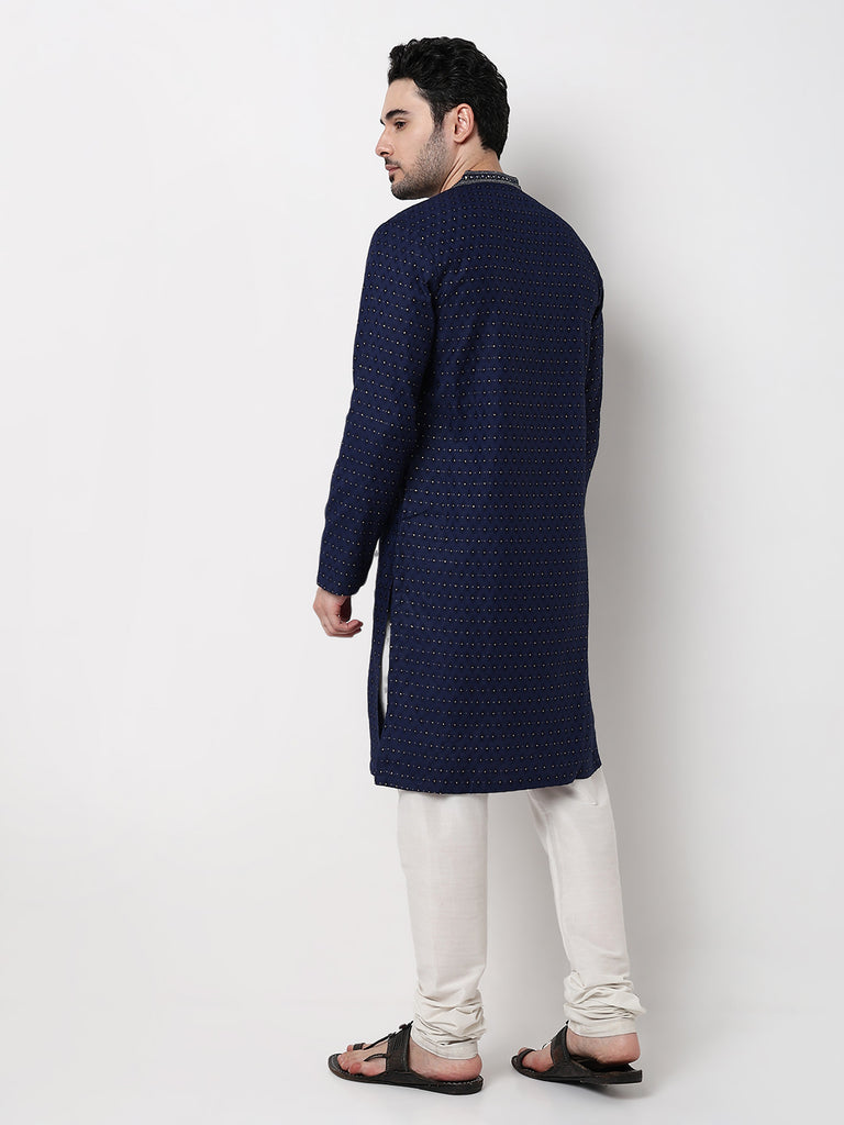 Jacquard Festive Long Kurta