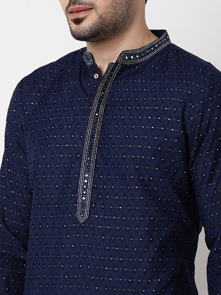 Jacquard Festive Long Kurta