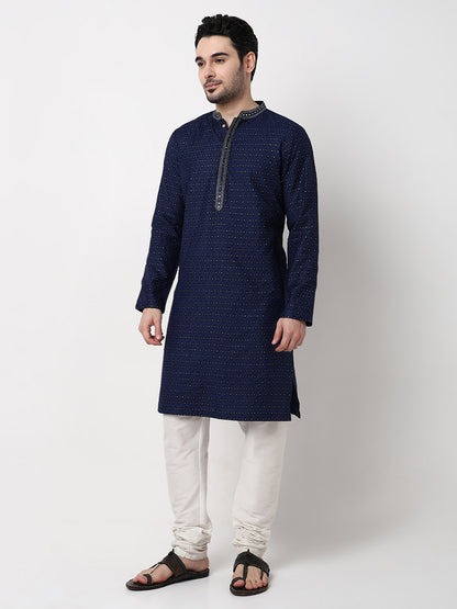 Jacquard Festive Long Kurta