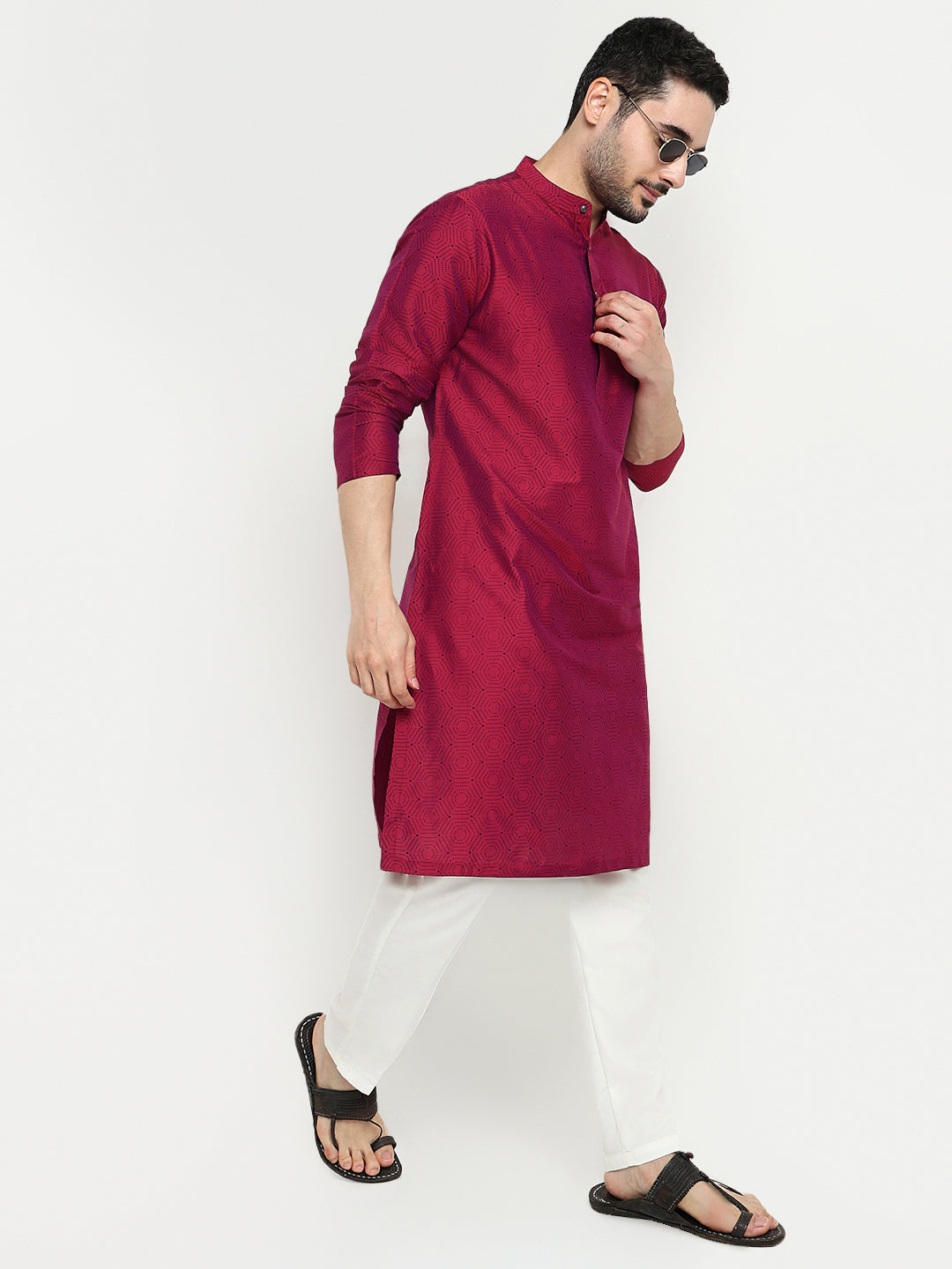 Printed Straight Long Kurta