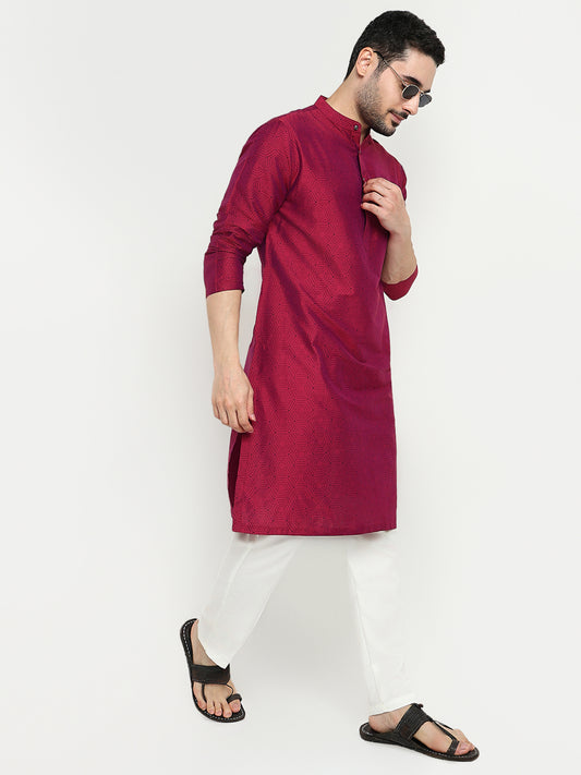 Printed Straight Long Kurta