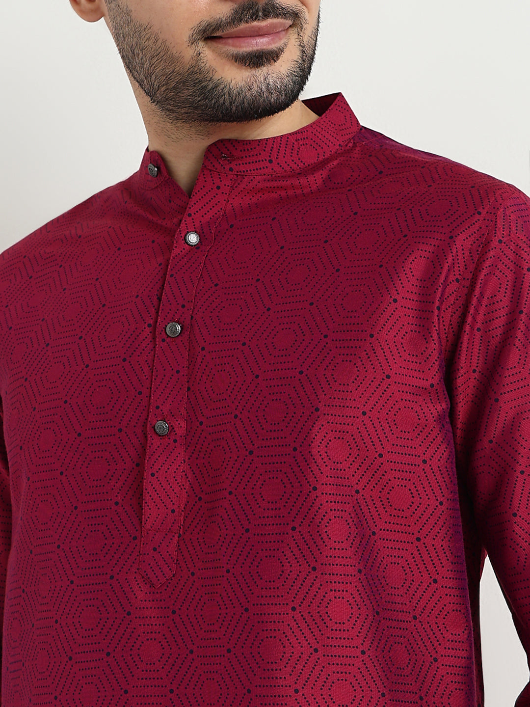 Printed Straight Long Kurta