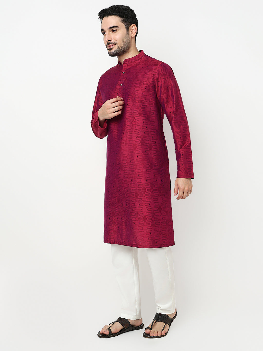 Printed Straight Long Kurta