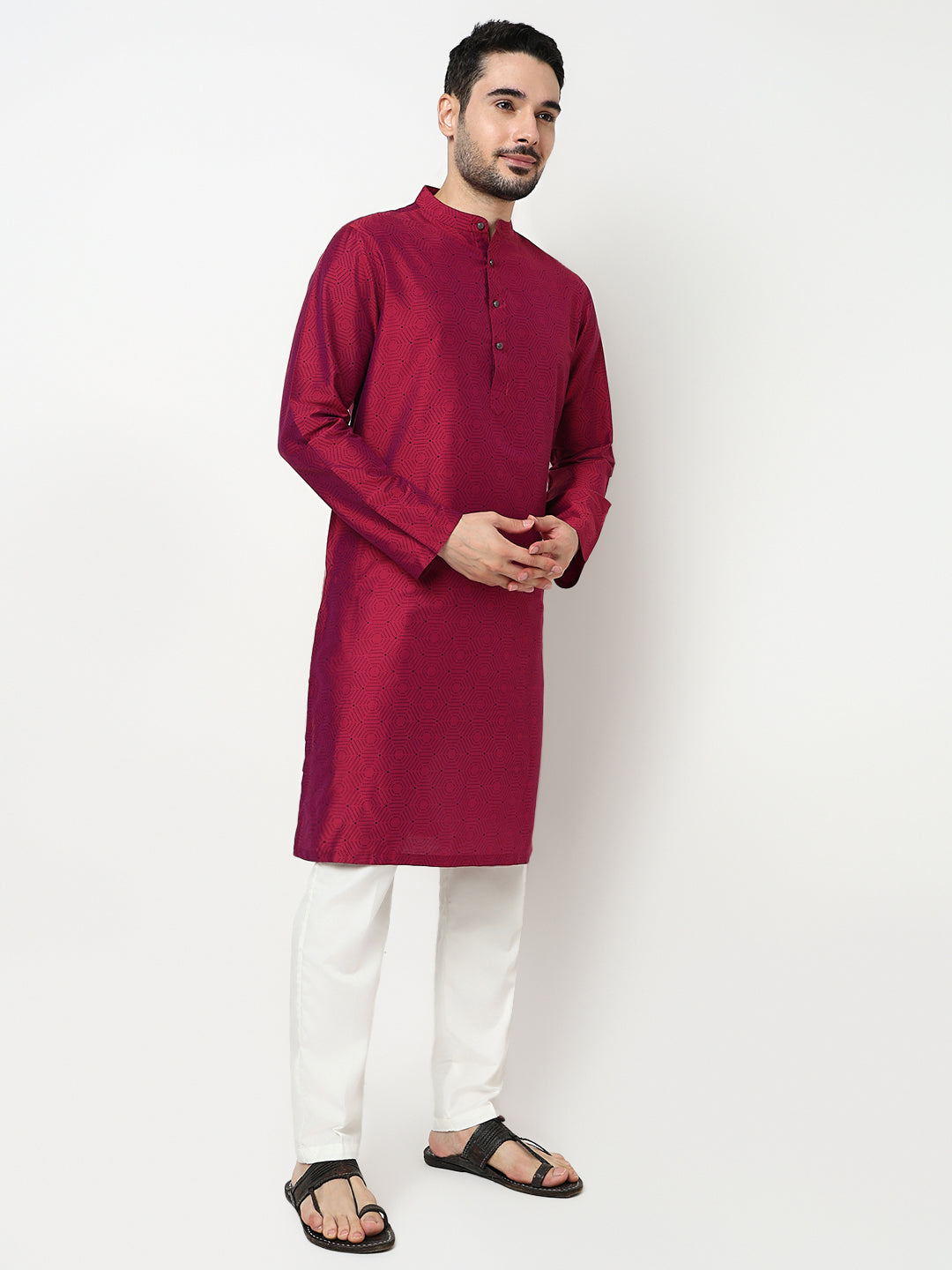 Printed Straight Long Kurta