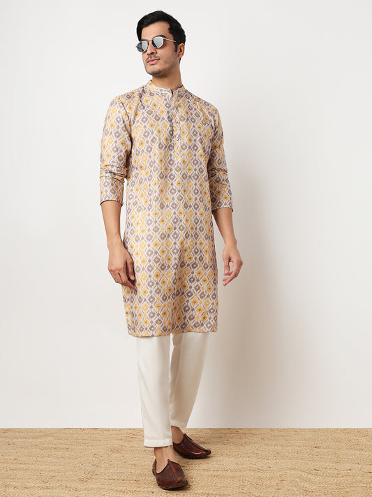 Digital Printed Straight Long Kurta