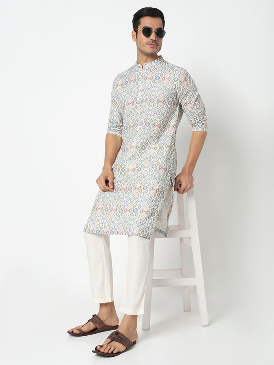 Digital Printed Straight Long Kurta