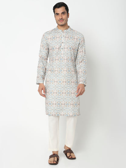 Digital Printed Straight Long Kurta