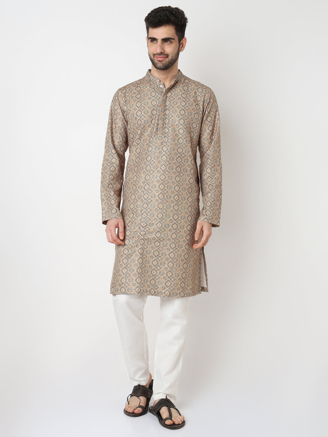 Digi Print Straight Long Kurta