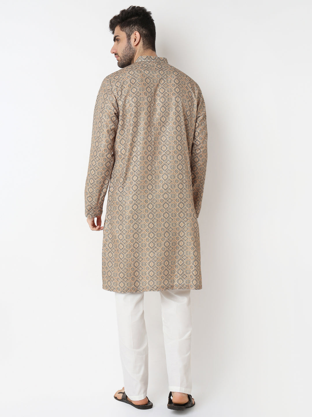 Digi Print Straight Long Kurta