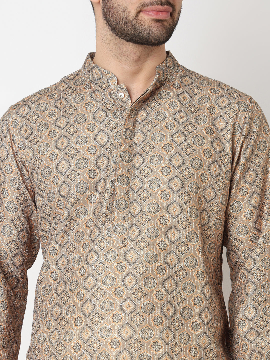 Digi Print Straight Long Kurta