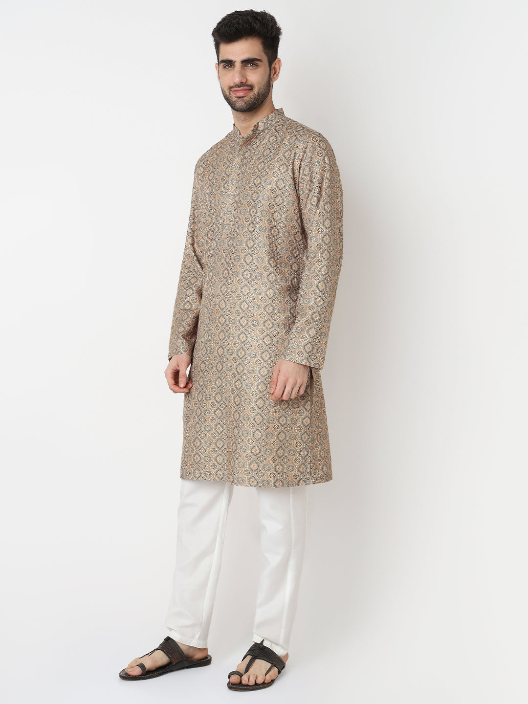 Digi Print Straight Long Kurta