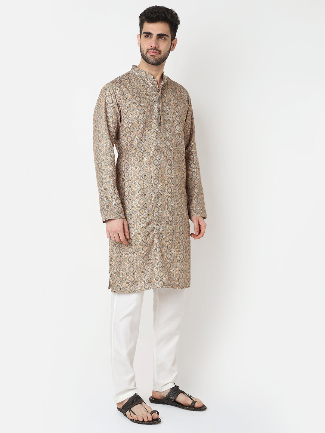 Digi Print Straight Long Kurta