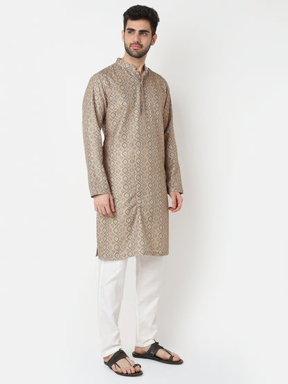 Digi Print Straight Long Kurta