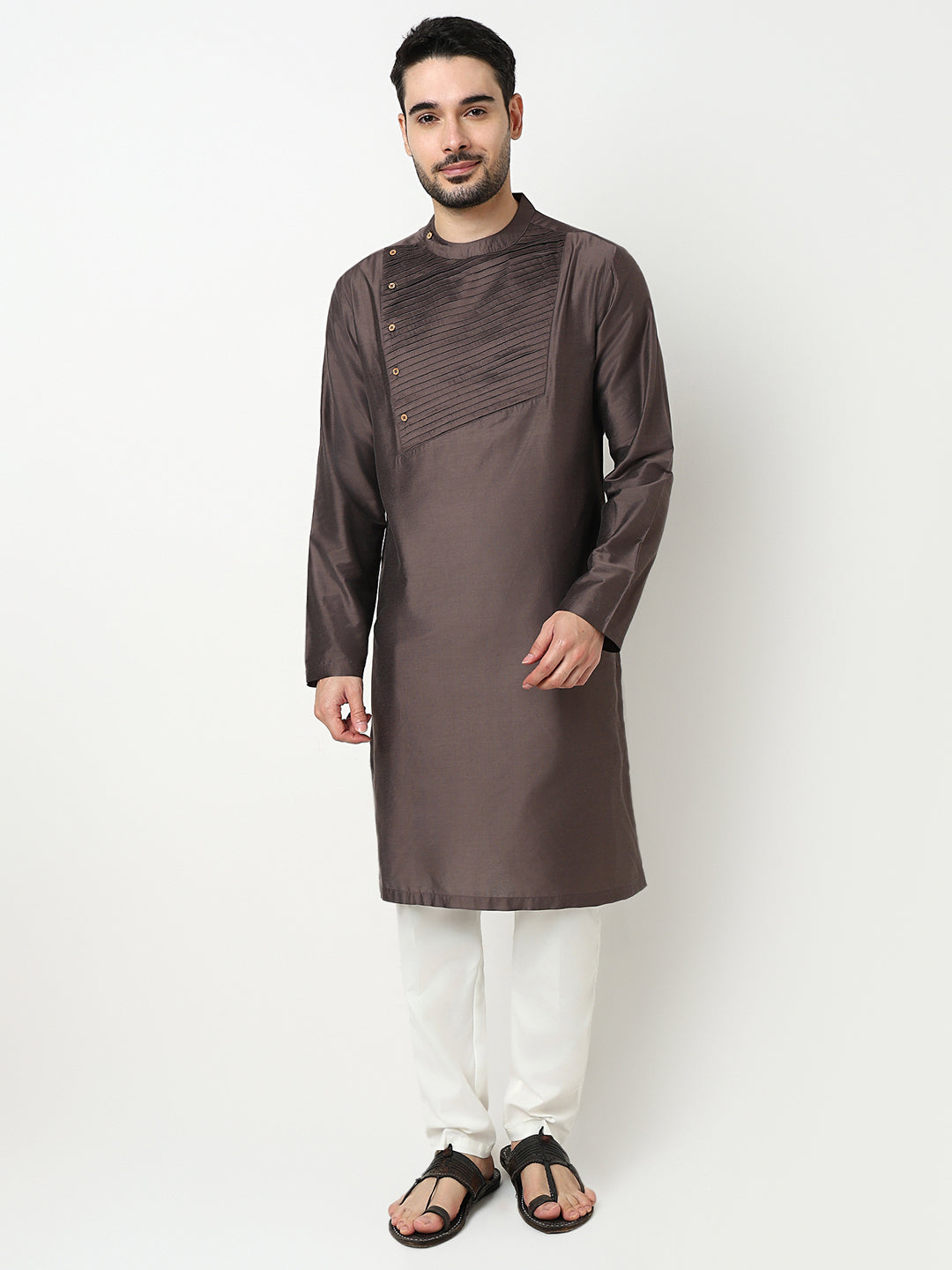 Pintuck Long Kurta