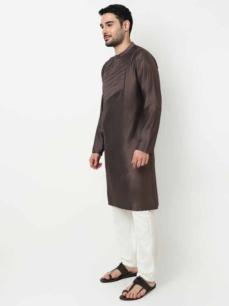 Pintuck Long Kurta