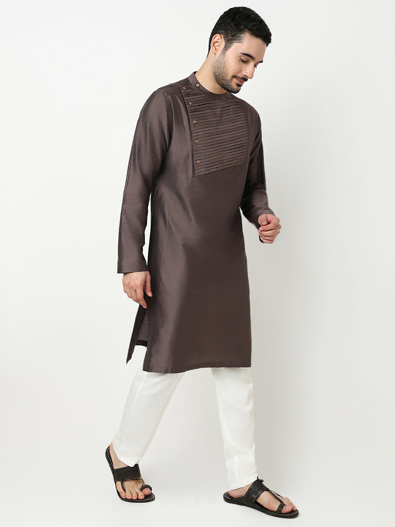 Pintuck Long Kurta