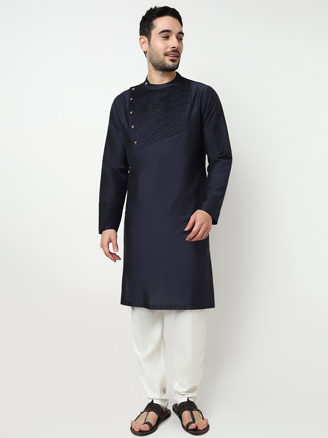 Pintuck Long Kurta
