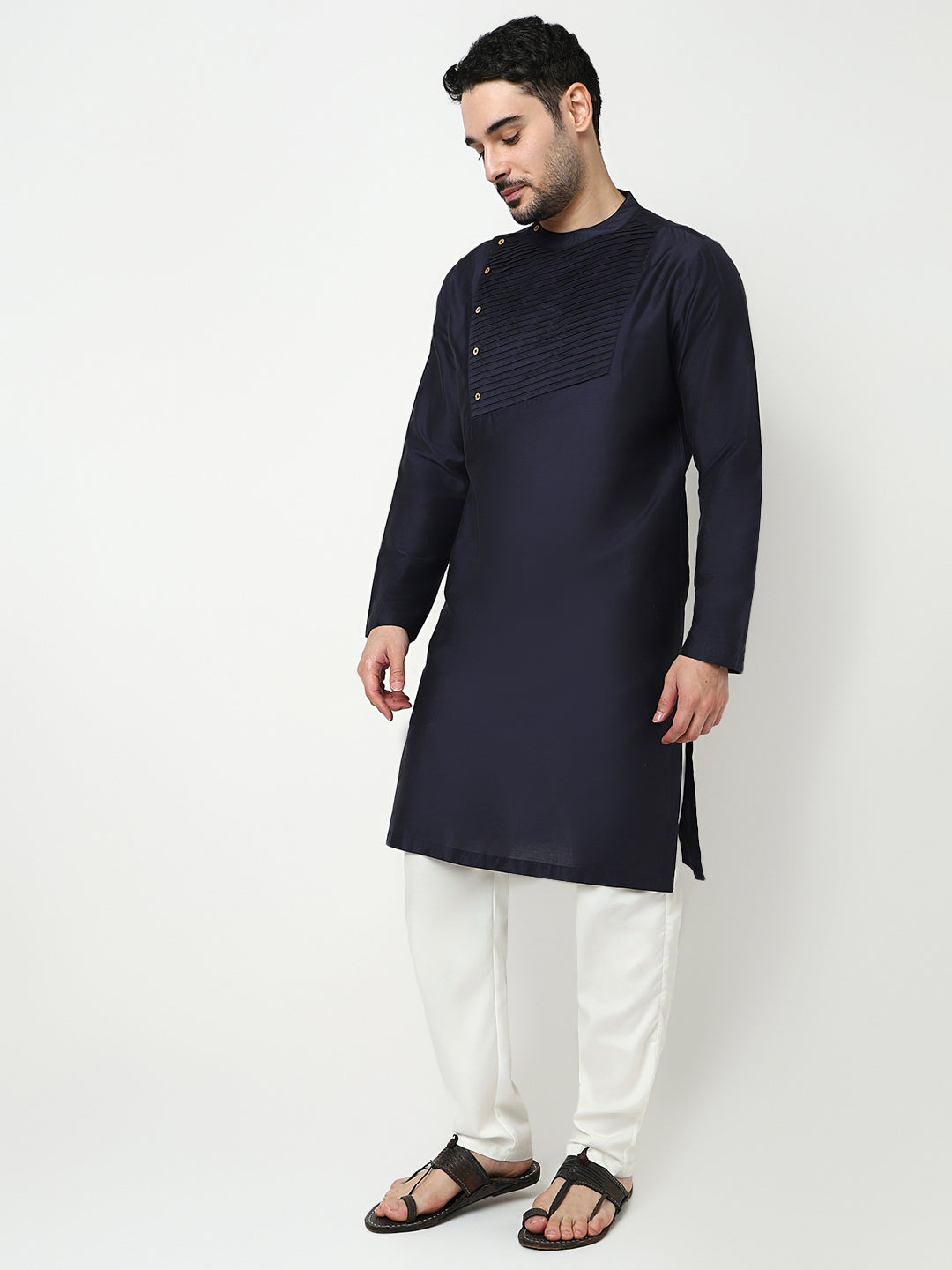 Pintuck Long Kurta