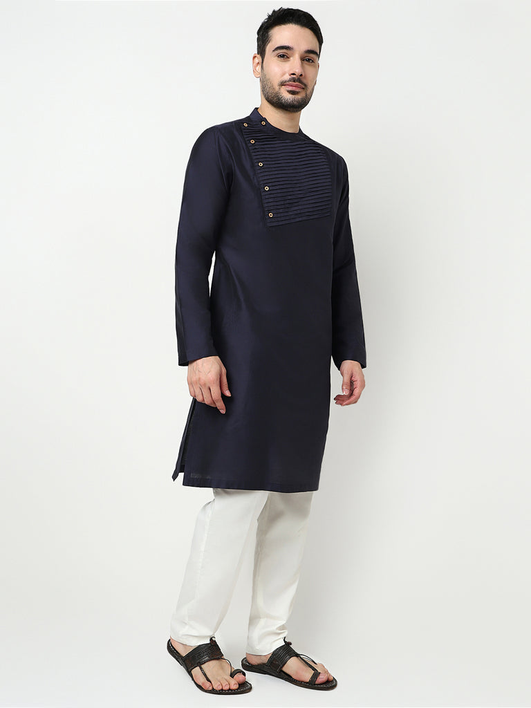 Pintuck Long Kurta