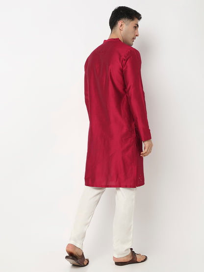 Embroidered Straight Long Kurta