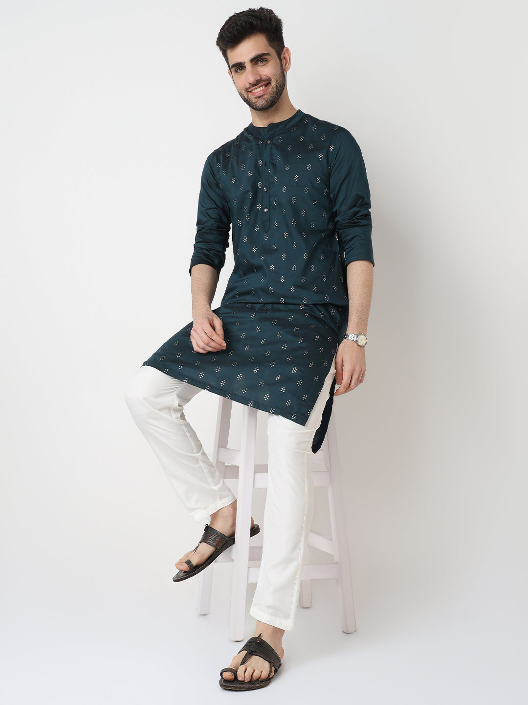 Embroidered Long Kurta