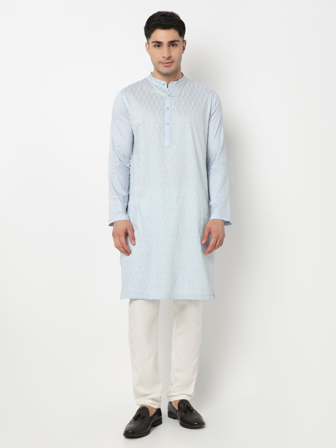 Embroidered Straight Long Kurta
