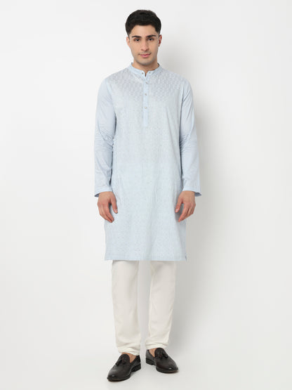 Embroidered Straight Long Kurta