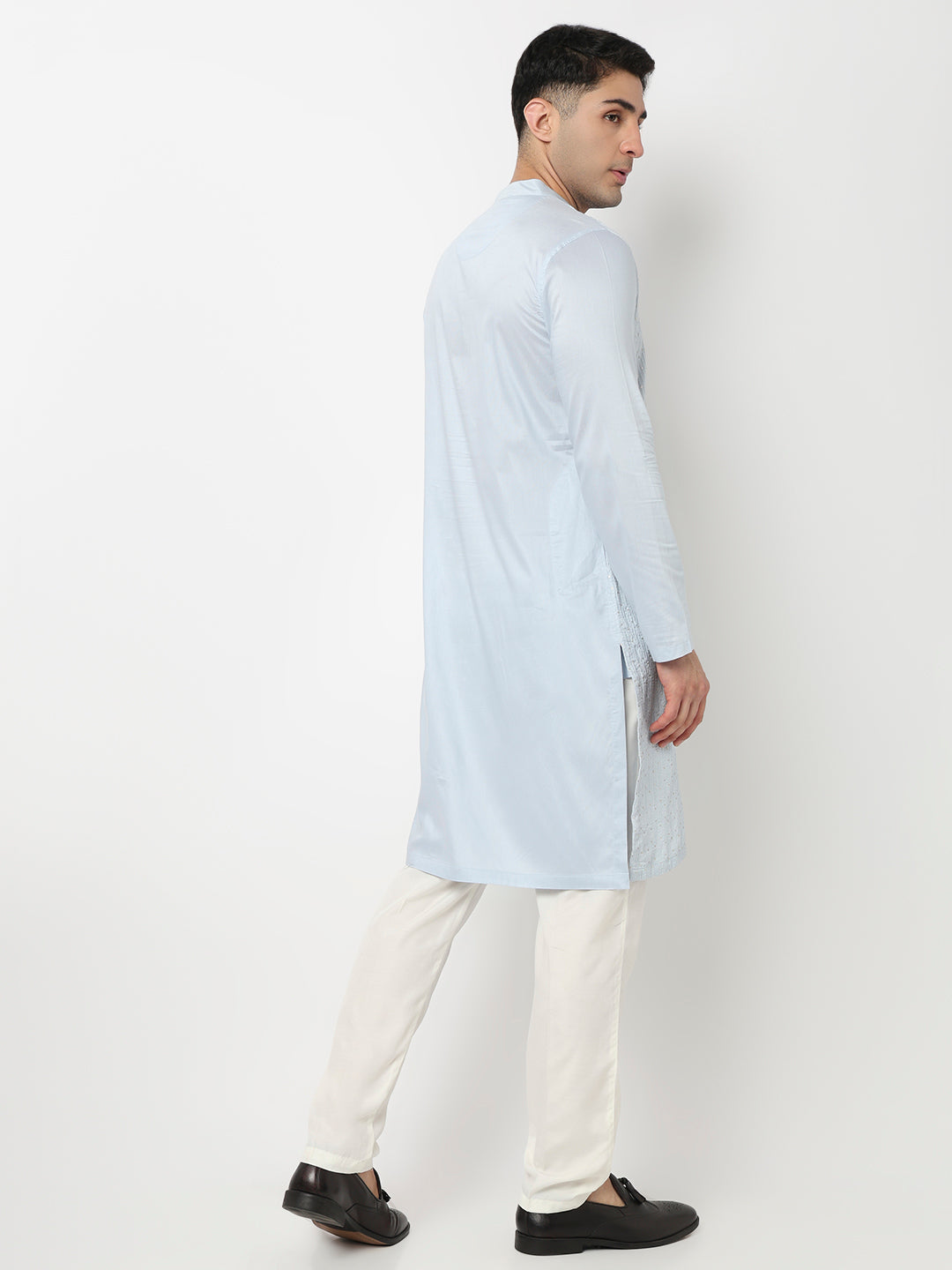 Embroidered Straight Long Kurta