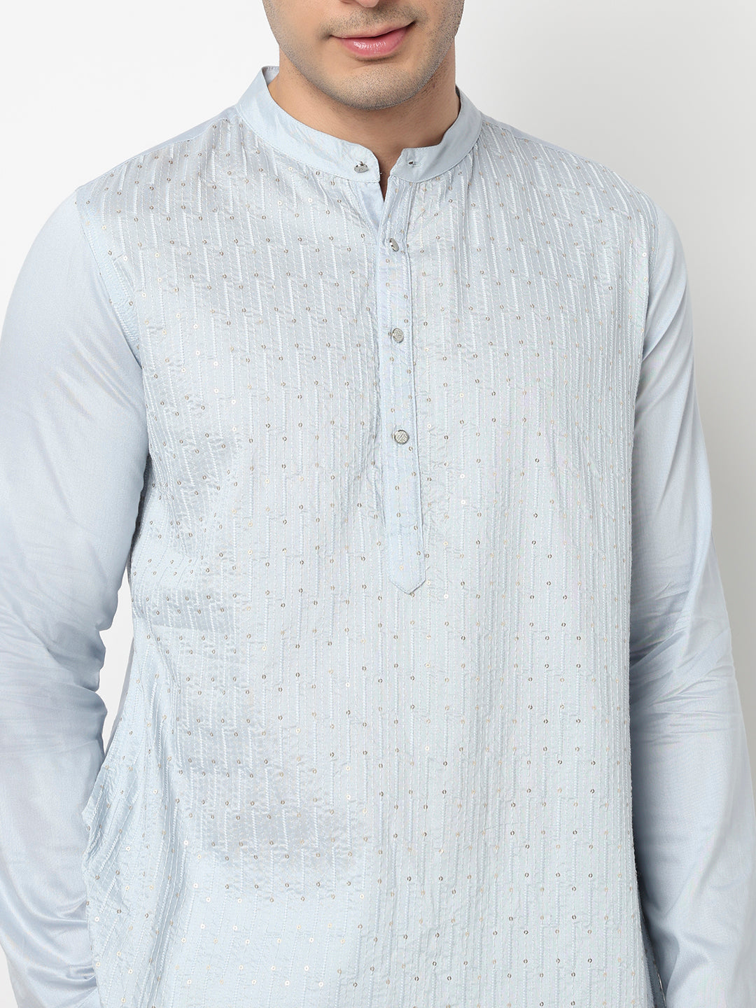 Embroidered Straight Long Kurta