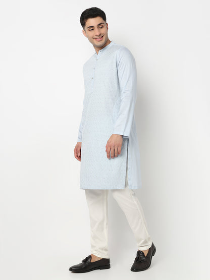 Embroidered Straight Long Kurta