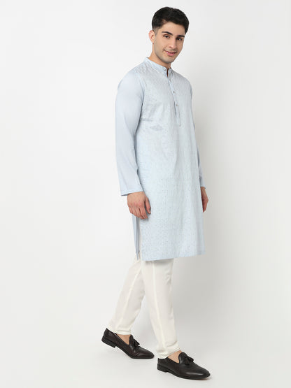 Embroidered Straight Long Kurta