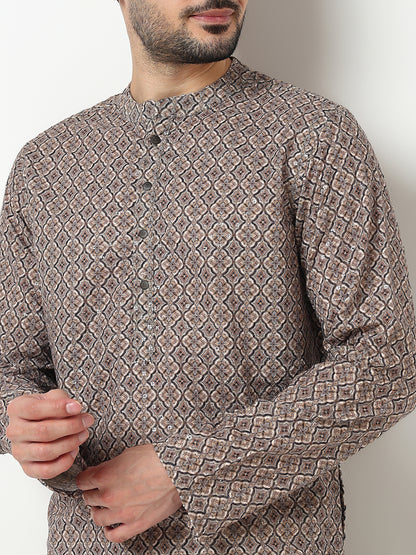 Digital Print Long Kurta
