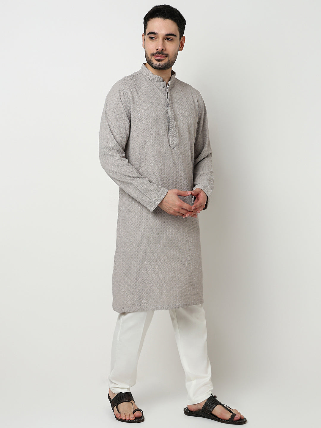 Embroidered Long Kurta