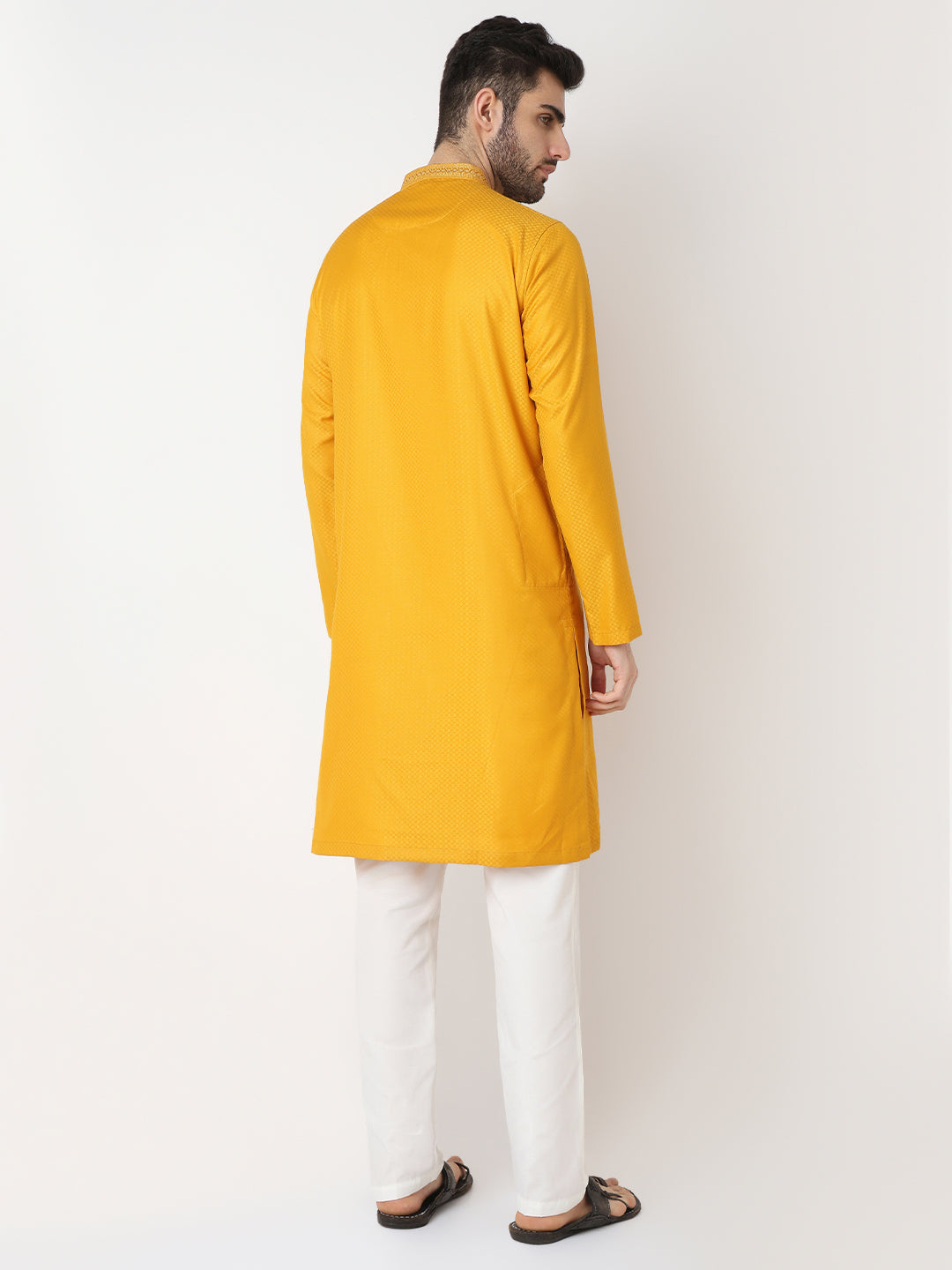 Dobby Jacquard Long Kurta