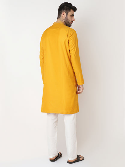 Dobby Jacquard Long Kurta
