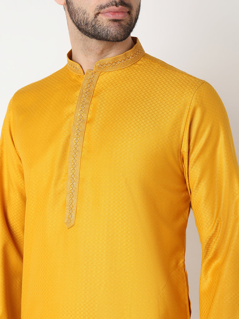 Dobby Jacquard Long Kurta