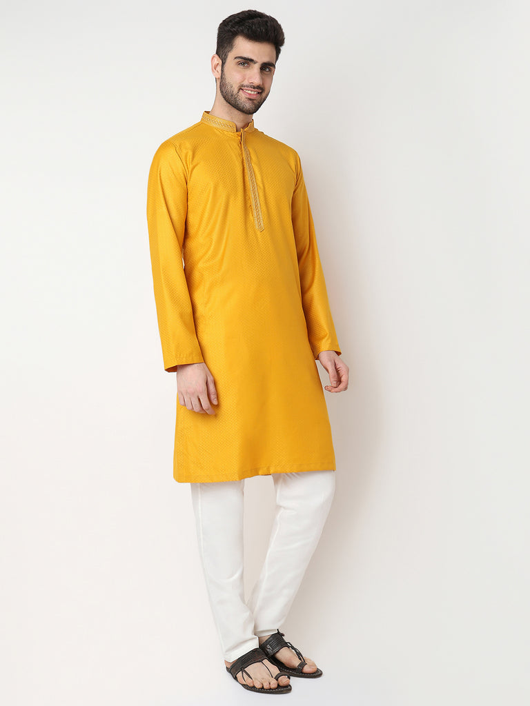 Dobby Jacquard Long Kurta