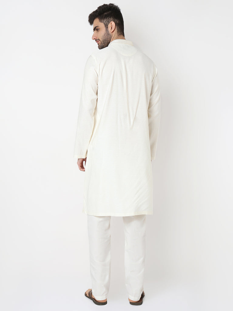 Dobby Jacquard Long Kurta