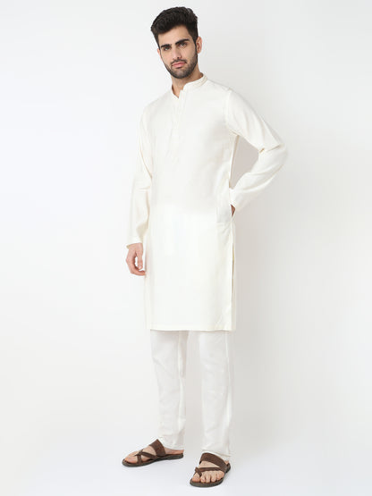 Dobby Jacquard Long Kurta