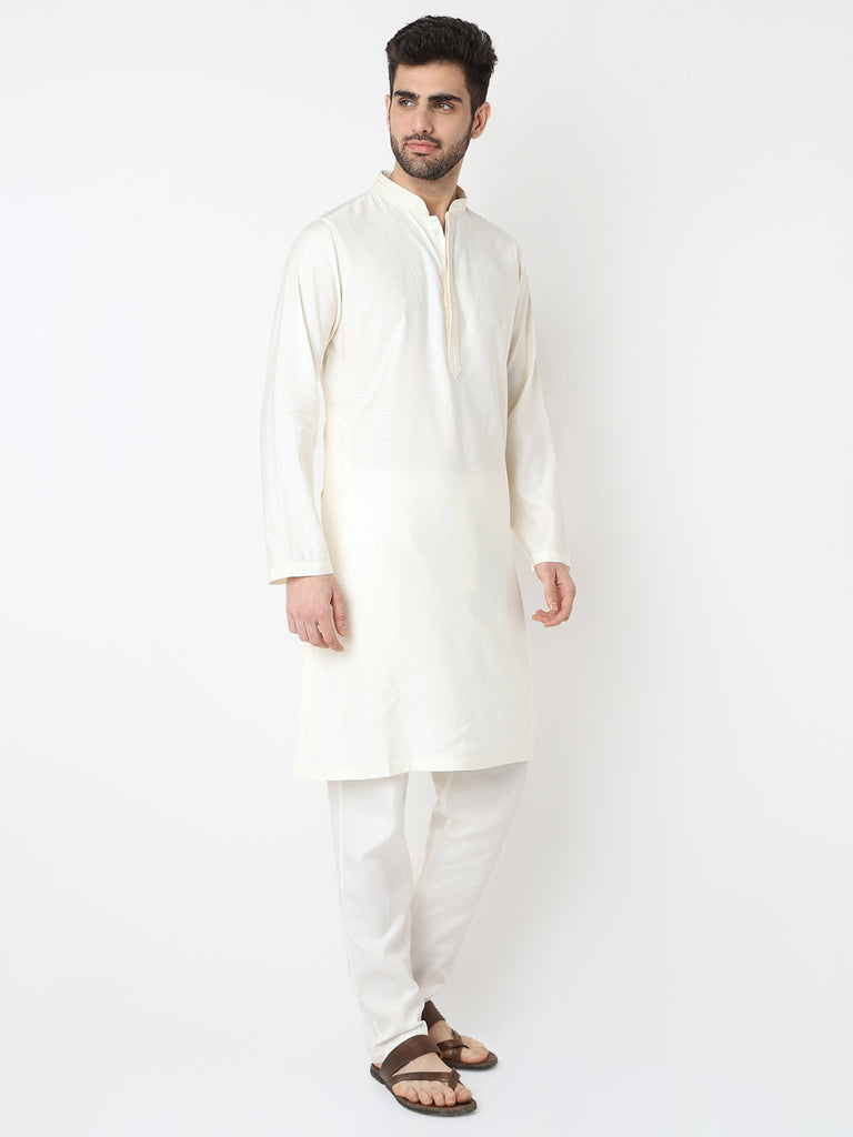 Dobby Jacquard Long Kurta