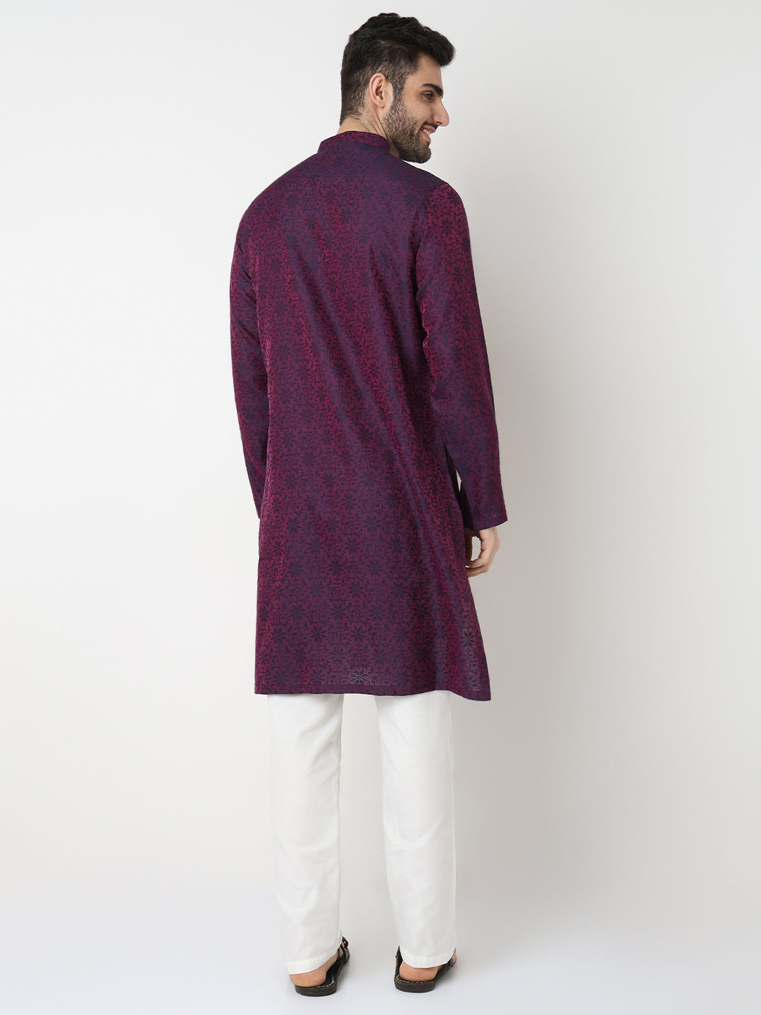 Dobby Jacquard Long Kurta