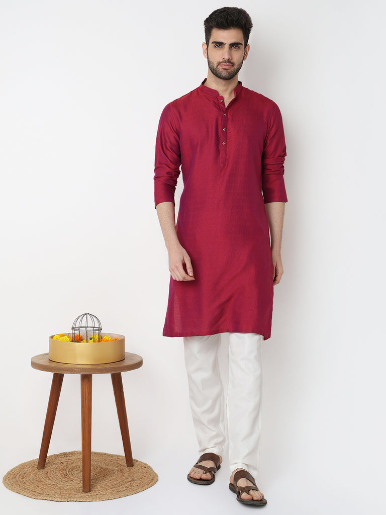 Dobby Jacquard Long Kurta