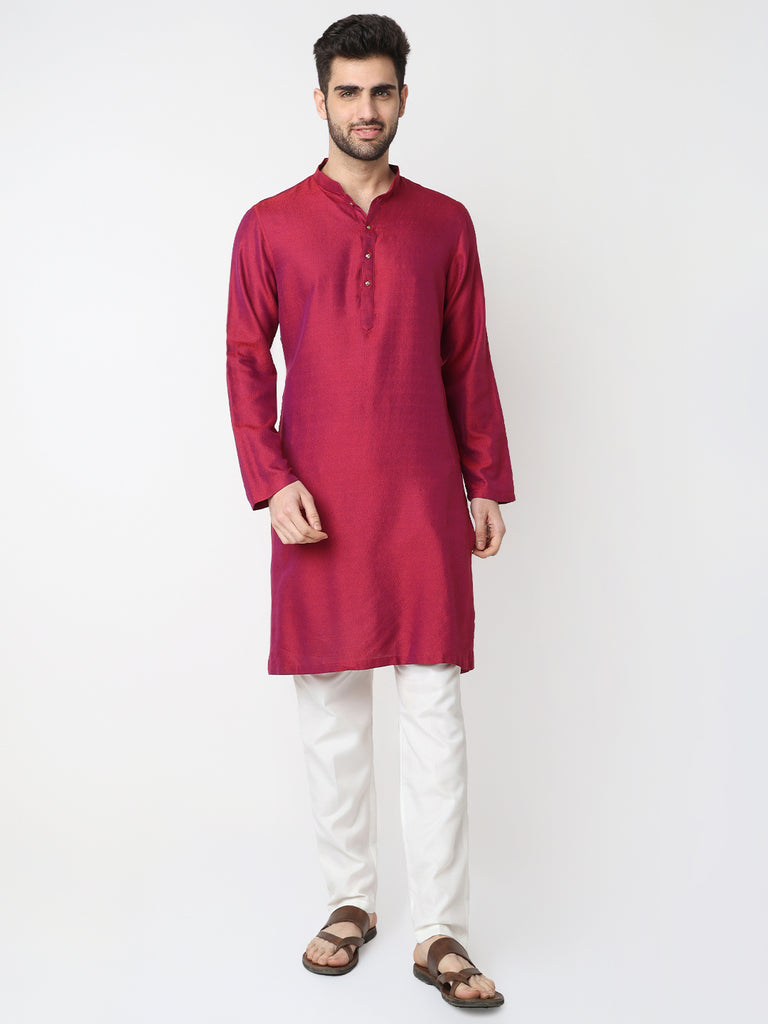 Dobby Jacquard Long Kurta